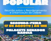 CONSULTA POPULAR SOBRE ORDENAMENTO E URBANIZAÇÃO DA CIDADE